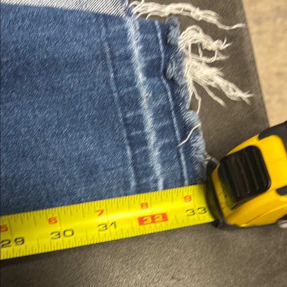 KanCan Flare Blue Frayed Hem Women Jeans - Picture 8 of 9